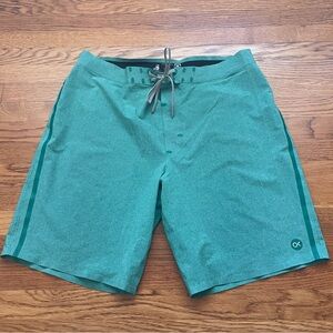 Outerknown apex Teal Kelly Slater boardshorts trunks